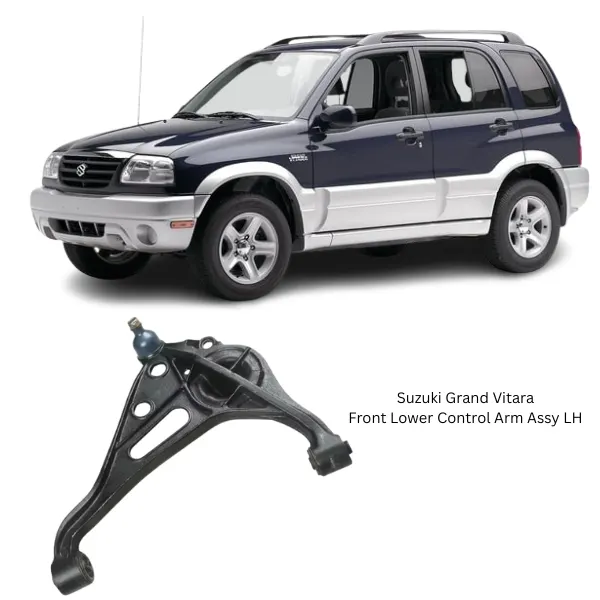 Illustration of suzuki grand vitara front lower control arm assy lh 45201-67d01