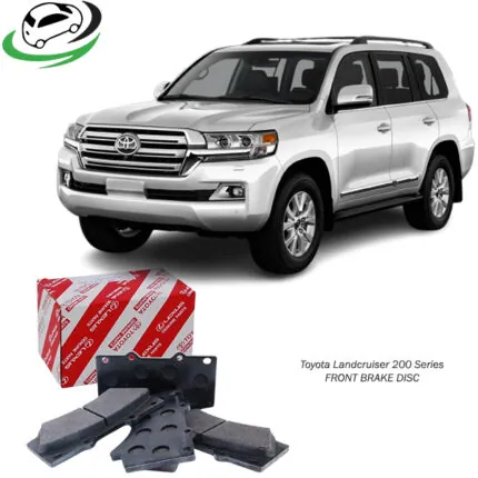 Illustration of toyota land cruiser 200 series genuine front brake pads