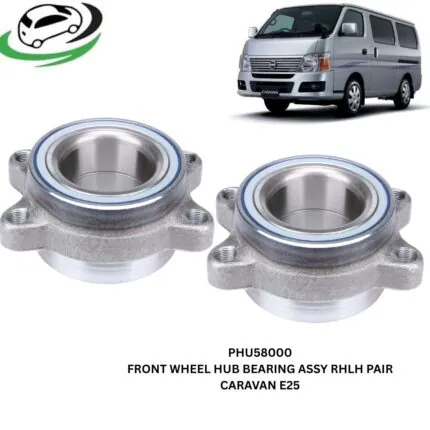 Illustration of phu58000 front wheel hub bearing assembly for nissan caravan e25 – pair rhlh