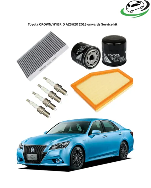 Illustration of toyota crown hybrid azsh20 2018 service kit-kenya