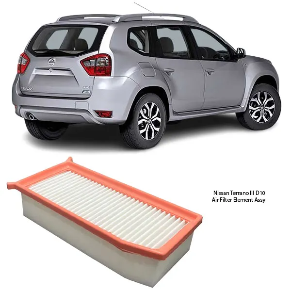 Illustration of nissan terrano iii d10 air filter element assy a0614