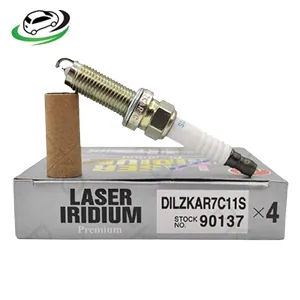Illustration of ngk dilzkar7c11s laser iridium spark plug honda