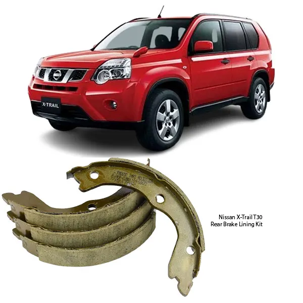 Illustration of nissan x-trail t30 rear brake lining kit fn0650