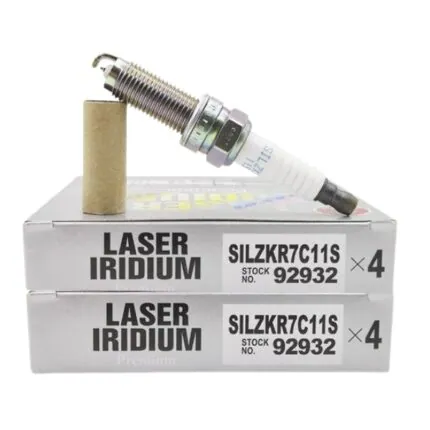 Illustration of ngk laser iridium spark plugs silzkr7c11s