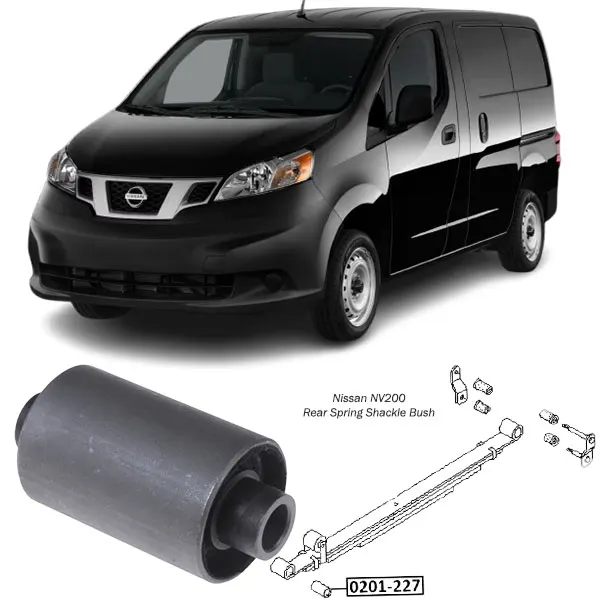 Illustration of nissan nv200 rear spring shackle bush 55045-vw000