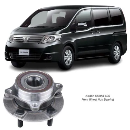 Illustration of nissan serena c25 front wheel hub bearing 40202-jg000