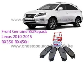 Illustration of front genuine brakepads lexus ggyl15 rx350 rx450h