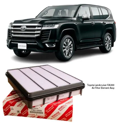 Illustration of toyota landcruiser fja300 air filter element assy 17801-52021