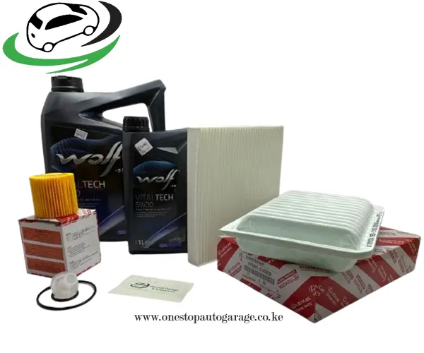 Illustration of toyota harrier zsu60 full service kit