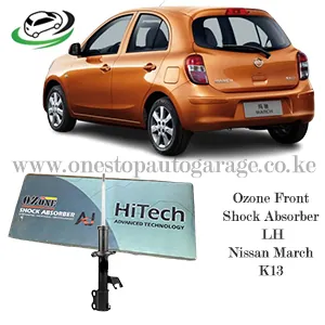 Illustration of nissan march k13 front shock absorber assy lh 332142