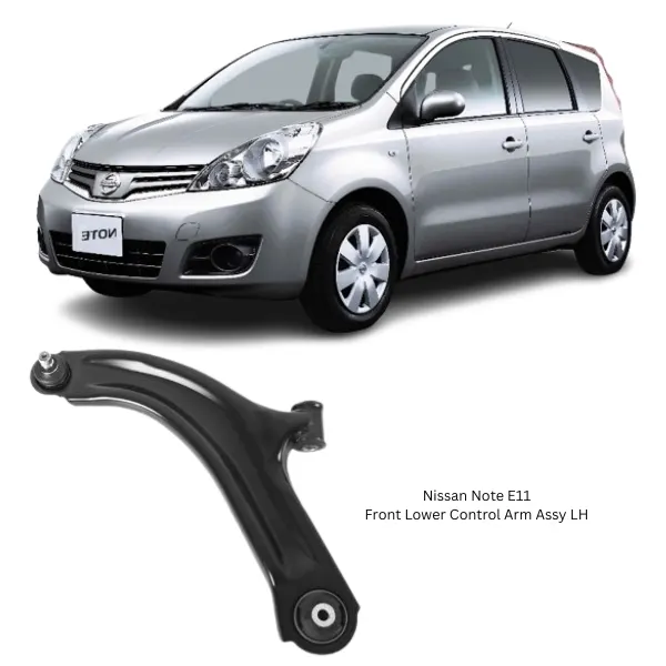 Illustration of nissan note e11 front lower control arm assy lh 54501-ax000