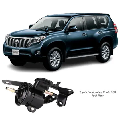 Illustration of toyota land cruiser prado 150 fuel filter assy 23300-50150