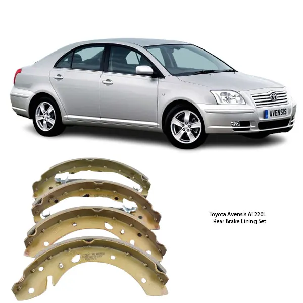 Illustration of toyota avensis at220l rear brake lining set fn2347