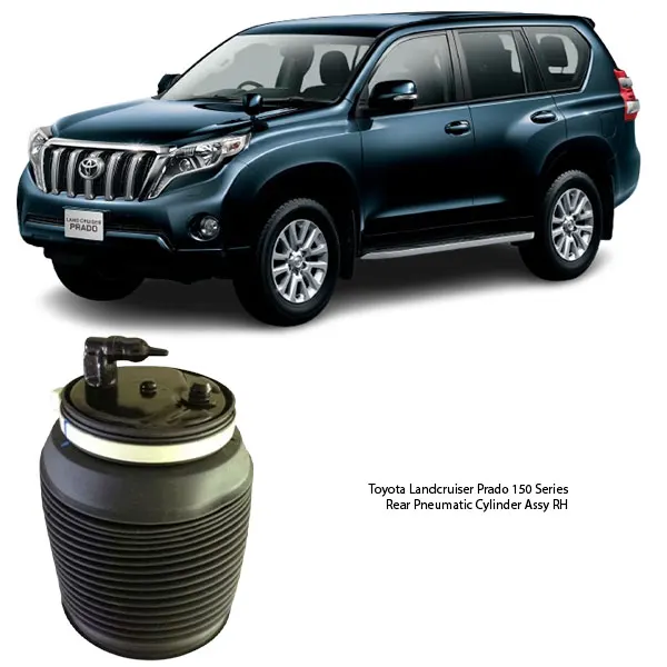 Illustration of toyota landcruiser prado 150 series rear pneumatic cylinder assy rh 48080-60010