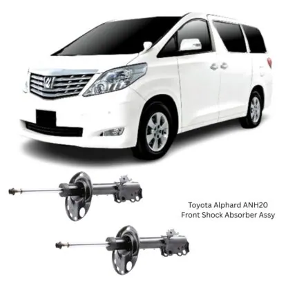 Illustration of toyota alphard anh20 front shock absorber assy 339032