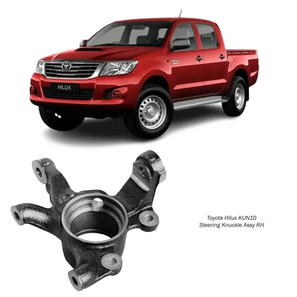 Illustration of toyota hilux kun10 steering knuckle assy rh 43211-0k070
