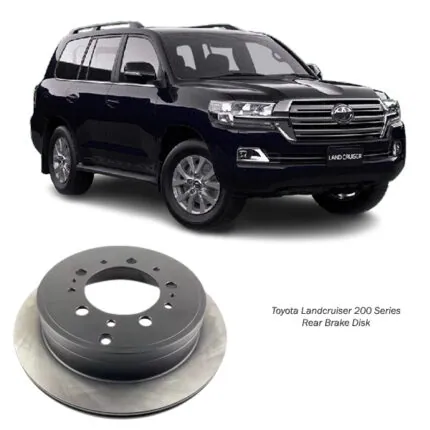 Illustration of toyota landcruiser 200 series rear brake disk 42431-60290