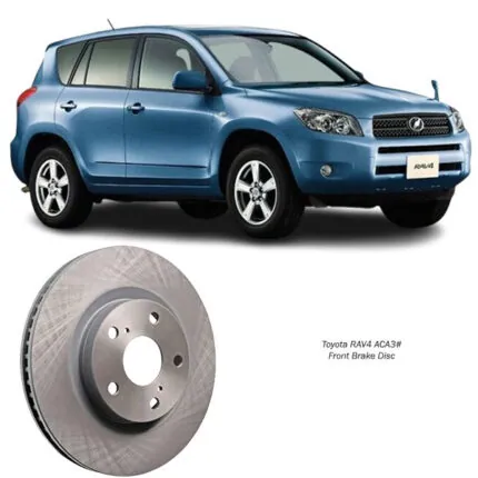 Illustration of toyota rav4 aca3# front brake disc assy 43512-42050