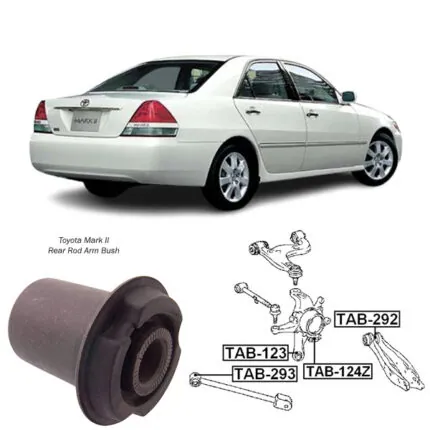 Illustration of toyota mark ii rear rod arm bush tab-292