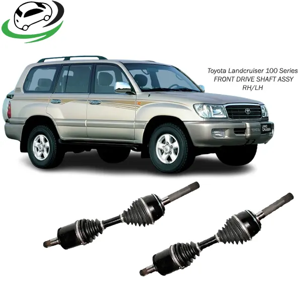 Illustration of toyota landcruiser 100 series frotise front drive shaft assy rh/lh 43430-60040