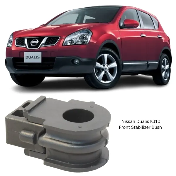 Illustration of nissan dualis kj10 front stabilizer bush 54613-jg03a