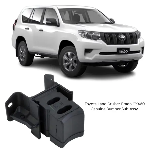 Illustration of toyota land cruiser prado gx460 genuine bumper sub-assy 48306-60240