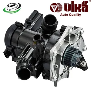 Illustration of vw golf mk7/ passat b8 water pump thermostat housing 06l121005a