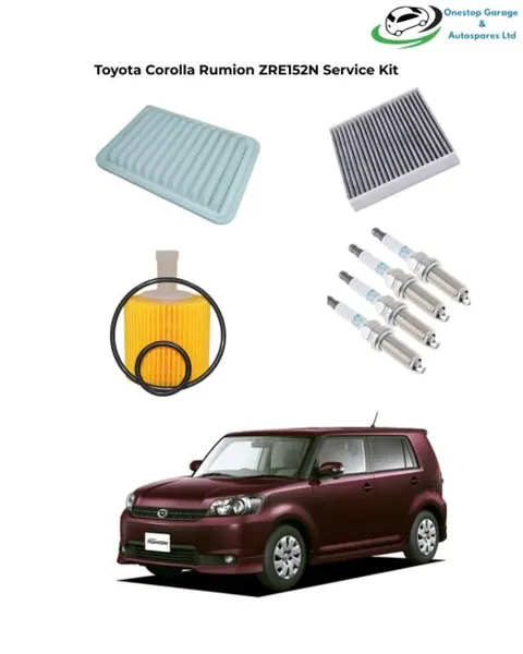 Illustration of toyota corolla rumion zre152n service kit (4pcs)