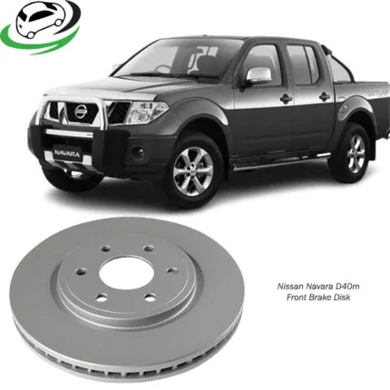 Illustration of nissan navara d40m front brake disk 40206-eb300