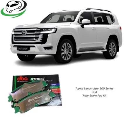 Illustration of toyota landcruiser 300 series rear brake pad kit street performance db15078sp