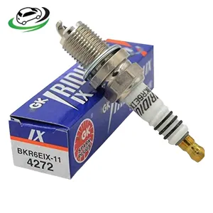 Illustration of ngk iridium ix spark plug bkr6eix mitsubishi, nissan, mazda, renault