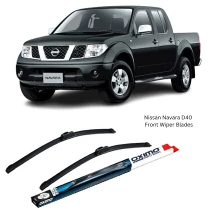 Illustration of front wiper blades nissan navara