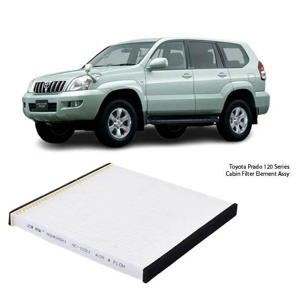 Illustration of toyota landcruiser prado 120 series cabin filter assy ac102j