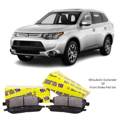 Illustration of mitsubishi outlander gf front brake pad kit d6108
