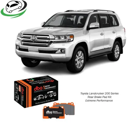 Illustration of toyota land cruiser 200 series rear brake pad kit extreme performance db1857xp
