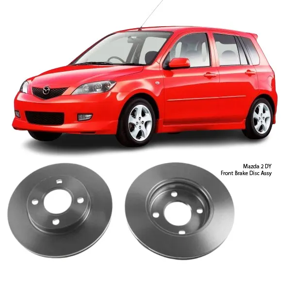Illustration of mazda 2 dy front brake disc assy rn1109v