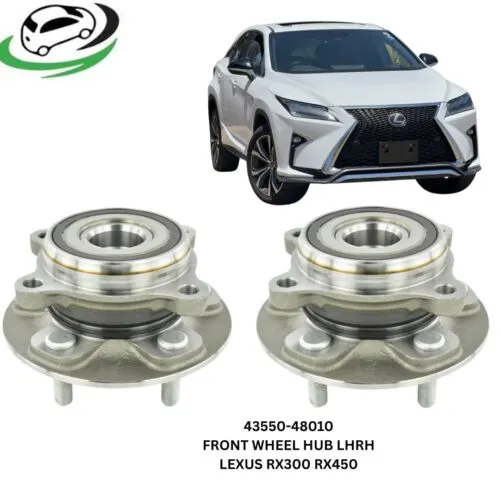 Illustration of 43550-48010 front wheel hub for lexus rx300 and rx450 - pair (rhlh)