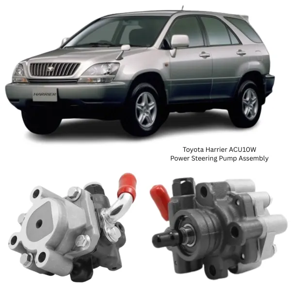 Illustration of toyota harrier acu10w power steering pump assembly 44320-48040