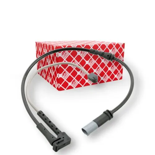 Illustration of febi 34356888167 front brake pad wear sensor - bmw 2 series, x1 & mini