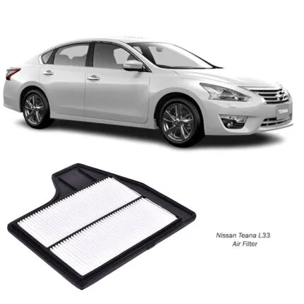 Illustration of nissan teana l33 air filter element assy 16546-3ta0a
