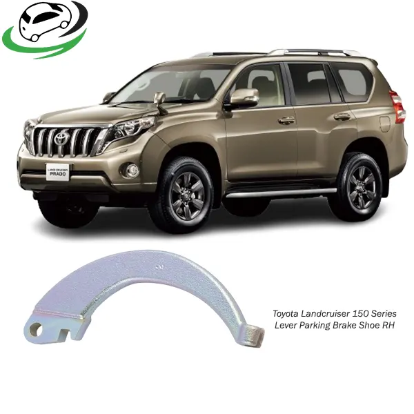 Illustration of toyota land cruiser 150 series lever parking brake shoes rh 47612-60020