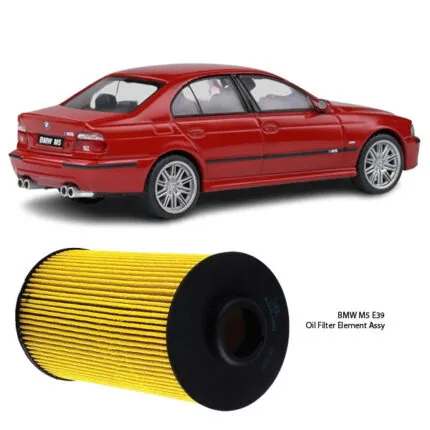 Illustration of bmw m5 e39 oil filter assy oe0022