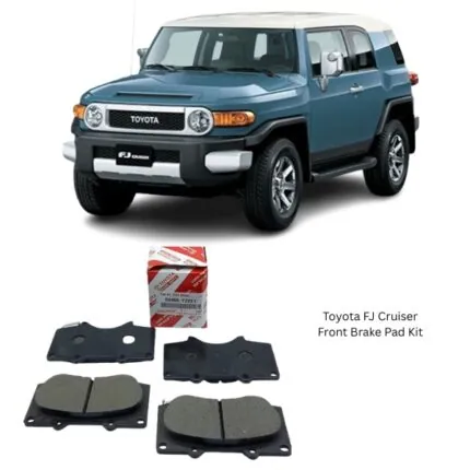 Illustration of toyota fj cruiser front brake pad kit 04465-yzze1