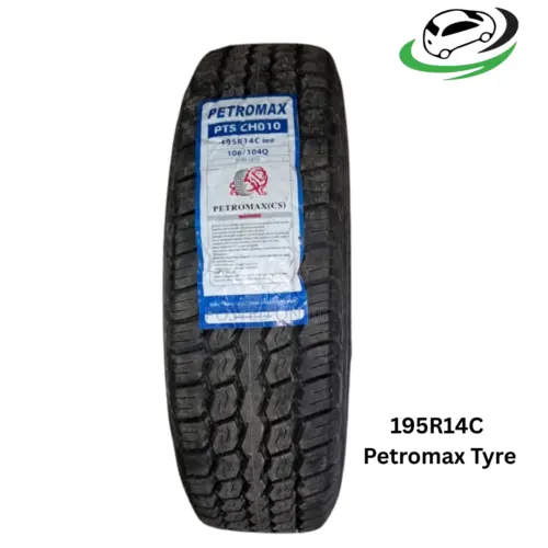 Illustration of 195r14c petromax tyre in kenya | inclusive of professional fitment