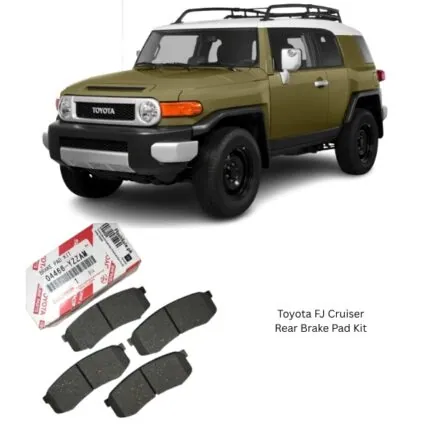 Illustration of toyota fj cruiser rear brake pad kit 04466-yzzam