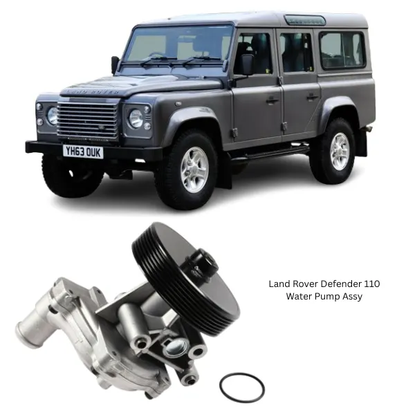 Illustration of land rover defender 110 water pump assy lr156697a