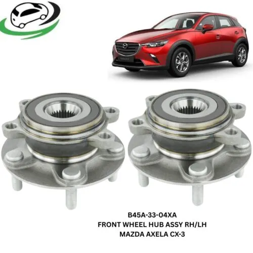 Illustration of b45a-33-04xa front wheel hub assembly for mazda axela and mazda cx-3 - pair (rhlh)