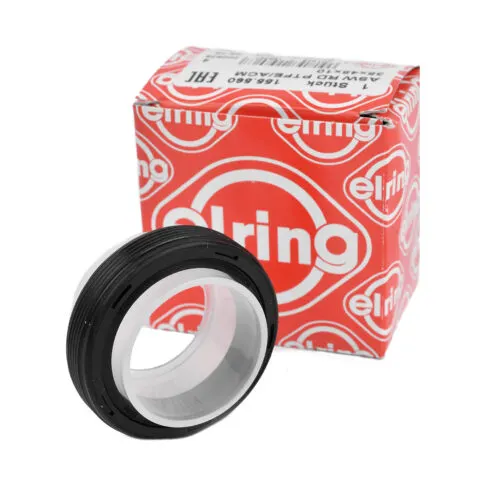 Illustration of elring 054115147b front crankshaft oil seal - vw, audi & mitsubishi