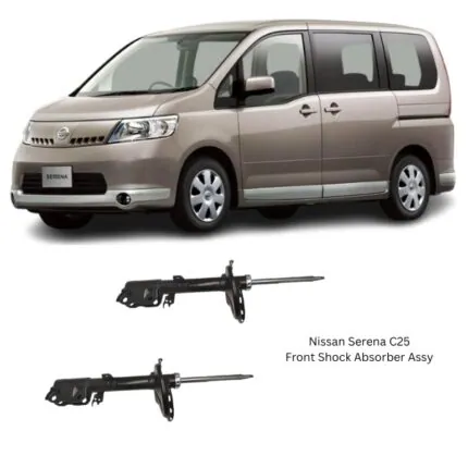 Illustration of nissan serena c26 front shock absorber assy 338075