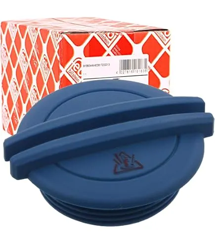 Illustration of febi 3b0121321 radiator cap for coolant tank